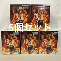 未開封 ONE PIECE THE出航 LOGIA ポートガス・D・エース フィギュア 5個セット SF4267 c099
