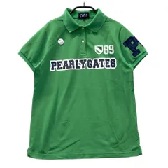 サイズ：2 PEARLY GATES パーリーゲイツ  半袖ポロシャツ  グリーン系 [240101596936] ゴルフウェア レディース ストスト