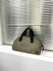 PORTER ROUND-BOSTON BAG L(Beige) ポーター ボストンバッグ