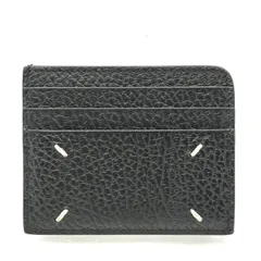展示品 Maison Margiela メゾン マルジェラ レザー カードケース 名刺入れ ブランド 小物 ファッション ブラック k7690