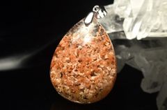 1点物】AA☆母岩入り ヘマタイトインタイチンルチルクォーツ 10.5mm 
