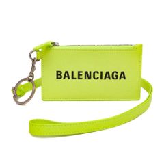 BALENCIAGA バレンシアガ ネックストラップ カードケース 緑 - メルカリ