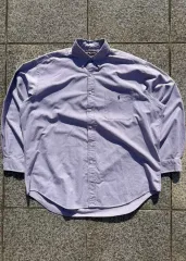 90s ポロ オーバーサイズシャツ