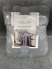 HOUSE & HOME 大判ひざ掛け 152cm x 177cmのサムネイル