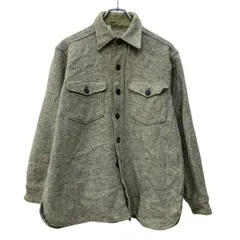 80～90s L.L.Bean 長袖 フランネルシャツ S～ グリーン エルエルビーン ボタン ～90年代 胸ポケット ネルシャツ 秋物 a804-5057のサムネイル