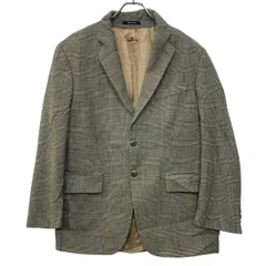 70s～ CHAPS RALPH LAUREN テーラードジャケット 40 カーキ系 チャップス ラルフローレン ボタン 70年代～ チェック柄 春秋物 a804-5117のサムネイル