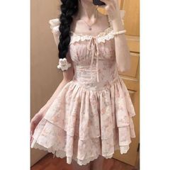LIZLISA系✨️花柄 ワンピース y2k axes femme 姫カジ 平成 - メルカリ