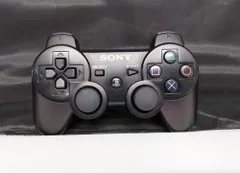T【HY】【動作品】SONY PS3 純正 ワイヤレスコントローラー DUALSHOCK 3 CECHZC2J 振動機能搭載 ブラック プレイステーション3 純正パッド[ゆうパケット発送、送料無料]HY004