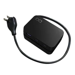 CIO 電源タップ USB付 Polaris CUBE Built in CABLE 卓上 旅行 持ち運び 延長コード 0.5m 収納リール付 合計5口 Type-C Type-A AC差込口 小型 急速充電 iPhone 17 / 16 / 15 Andri