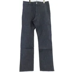 未使用 SASSAFRAS ササフラス デニム スプレイヤーパンツ SF-252294 Sprayer Pants ボタンフライ テーパード インディゴ L  99000628のサムネイル