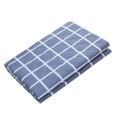 【みーぼー様専用】4点セット　車いす防水シート（ブラック）2枚　防水シーツ（120×80cm チェック1）2枚