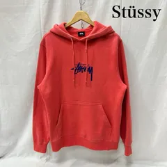 ステューシー 刺繍ロゴパーカー プルオーバーフーディー サーモンピンク S メンズ S ISItems【USED】【古着】【中古】50156673