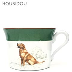 HERMES エルメス カップ ソーサー 犬 シャス バゼットハウンド 新品 
