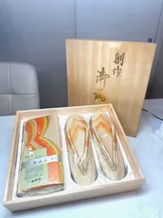 【未使用品】佐賀錦　礼装用 草履 バッグセット 伝統工芸 留袖 訪問着 振袖 色無地 最適　金 銀 漆 焼付け 結婚式 披露宴 式典 パーティ お宮参り 七五三 フォーマル   H8-4-40