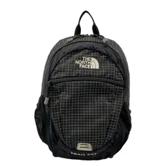 THE NORTH FACE(ノースフェイス) リュックサック スモールデイ NMJ71705 黒×白 チェック柄/キッズ用