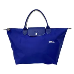 LONGCHAMP(ロンシャン) ハンドバッグ ル・プリアージュクラブ ブルー 折りたたみ レザー