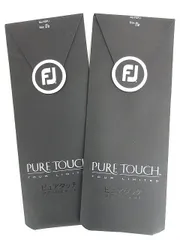 未使用同様 FootJoy フットジョイ ゴルフグローブ PURE TOUCH ピュアタッチ ツアーリミテッド2点セット 最高級天然羊革 サイズ26 ホワイト 日0001-0406-54のサムネイル