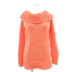 組曲sis クミキョクシス KUMIKYOKU SIS セーター 2 オレンジ オフショルダーネック 無地 長袖 /ML ■ECA001