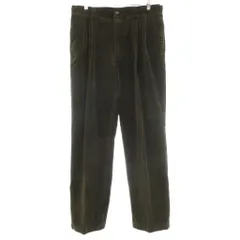 エルエルビーン L.L.BEAN コーデュロイパンツ スラックス 35 緑 グリーン ストレートレッグ /NL ■ECA001