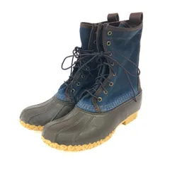 L.L.Bean エルエルビーン ビーンブーツ ワックスキャンバス 表記サイズ:7M     ブラウン/ブルー メンズ / 240001196529のサムネイル