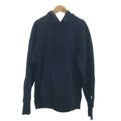 チャンピオン CHAMPION パーカー M 紺 ネイビー 長袖 無地 カンガルーポケット /NP ■ECB001