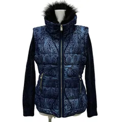 Desigual(デシグアル) ブルゾン サイズ36 M レディース美品  - ネイビー×ブルーのサムネイル