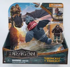 ヒックとドラゴン フィギュア グロンクル ( ミートラグ ) & フィッシュ HOW TO TRAIN YOUR DRAGON Gronckle & Fishlegs