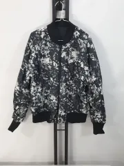 ナイキ MA-1 パイロットジャンパー リバーシブル カモフラ ブラック ブルゾン アウター L