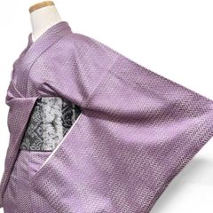 訪問着 身丈162 裄64 総絞り 辻ヶ花 菱文様 鹿の子 着物 061b - メルカリ