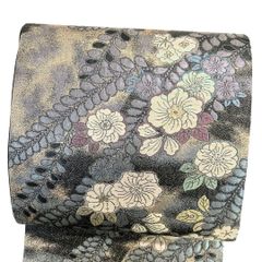 金通し　袋帯　作家もの　膨れ織り　辻ヶ花　楓　着物　014b p 金通し 袋帯 作家もの 膨れ織り 辻ヶ花 楓 着物 014b p 【公式通販】