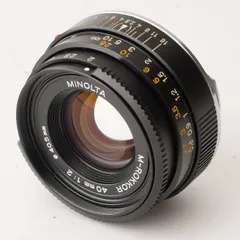 美品 ミノルタ Minolta M-Rokkor 40mm F2 ライカ Mマウントのサムネイル