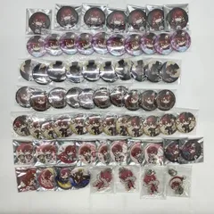 【中古】現状品）あほの坂田 となりの坂田 グッズセット　浦島坂田船 缶バッジ63個 キーホルダー4個[24]