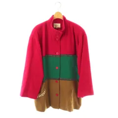 ランセル LANCEL マルチカラーフリースコート ジャケット 9AR マルチカラー ピンクレッド 緑 グリーン /SS ■OS ■GY59のサムネイル