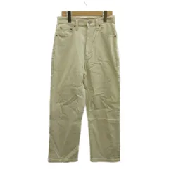 ボブソン BOBSON パンツ M ベージュ 無地 長ズボン ハイウエスト フルレングス ストレートシルエット /PP ■ECA003