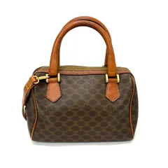 ◆CELINE◆セリーヌ  マカダム ミニボストン 2way ショルダーバッグ ハンドバッグ