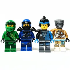 レゴ 正規品 中古 ロイド(70670) ジェイ(70652) ニャー(71767) ゼン(892306) ニンジャゴー ミニフィグ レゴブロック【管理番号：3510】