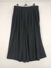 ユニクロ レディース ピンタック 7 9分 ワイド パンツ (L)