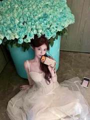 送料無料 ドレス ワンピース レディース 高見え 上品 成人式 パーティー 誕生日 ドレス 抹胸 キャミソール リボン ビーズ ノースリーブ セットアップ パールホワイト S M L かわいい スタイリッシュ