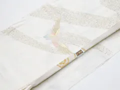 【一輝堂】和装小物 帯締め 帯揚げ セット 礼装用 高麗組 金糸 美品 帯締 帯揚 26w03-3749