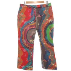 ポールスミス ピンク paul smith PINK パンツ スラックス 42 マルチカラー 総柄 クロップド丈 /NL ■ECA001