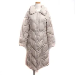 ローラアシュレイ LAURA ASHLEY 中綿 コート アウター ロング 無地 7 ベージュ /FT