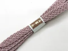 【一輝堂】和装小物 帯締め 帯締 夏物 夏 平組 美品 26w03-3915