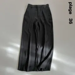 plage プラージュ☆washable linen混パンツ 36 ネイビー ウォッシャブル リネン 麻のサムネイル