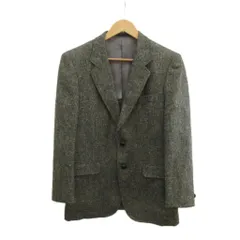 ドーメル DORMEUIL テーラードジャケット 上着 ウール A-5 グレー ノッチドラペル 長袖 2つボタン ネップツイード /PP ■GY99のサムネイル