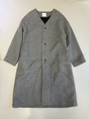 Yarra neu ノーカラー ウールコート