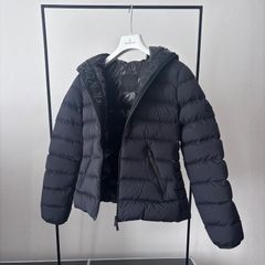 美品モンクレールGIE ネイビー サイズ0 MONCLER - MONCLER モンクレール Gieロングダウンジャケット ネイビー