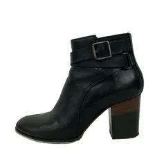 FABIO RUSCONI(ファビオルスコーニ) ショートブーツ 38 レディース - 黒 レザー