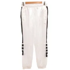プーマ PUMA V ウラメッシュウーブンパンツ ジャージ M 白 ホワイト 525209-02 /JS