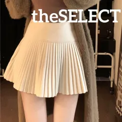 新品 未使用 韓国 服 レディース スカート 白 ミニスカート プリーツ 白 ハイウエスト