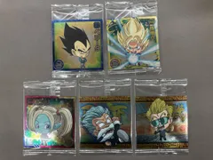 ドラゴンボール　超戦士シールウエハース超　シール5枚セット　ベジータ　孫悟空　パンジ　ジャッキー・チュン